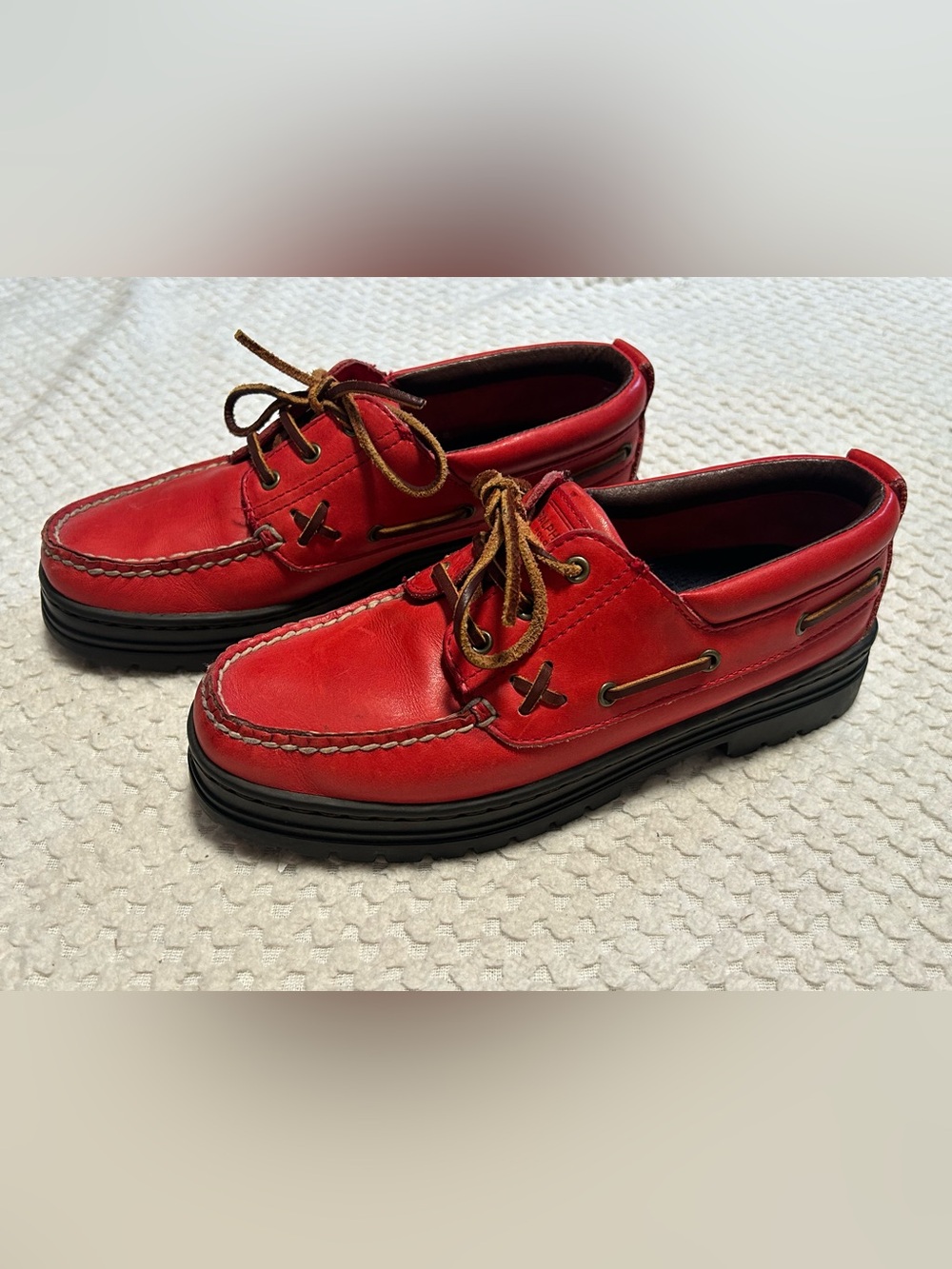 Vintage Ralph Lauren Polo Sport Ranger  Lug Bottom Boat Shoe Women’s Size 6.5